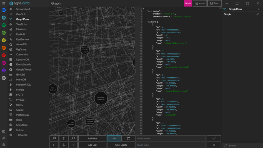 lygos graph data editor