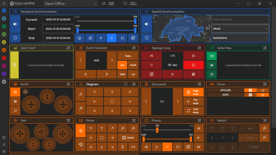 lygos video wall control module